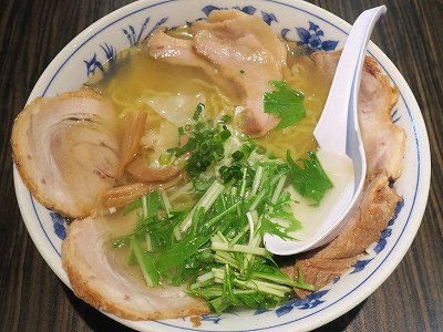 焼あごラーメン塩＋三味叉焼