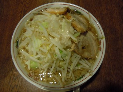 ラーメン野菜増し