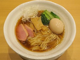 麺縁 ジョウモン　味玉中華そば