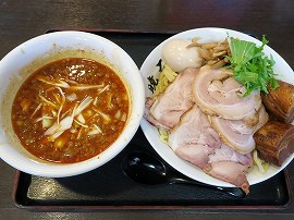 手打ち麺処 暁天　肉カレーつけ麺