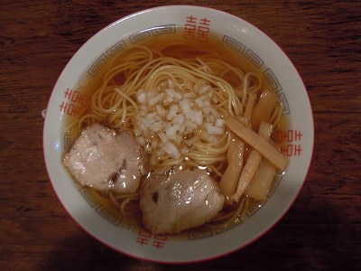 あっさりラーメン