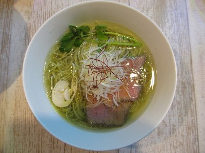 〆の白トリュフラーメン（塩）