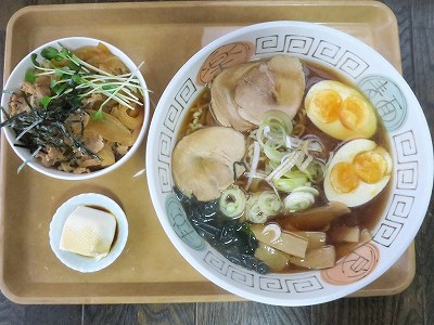 らーめんセット（Ｂ級グルメ豚玉丼）