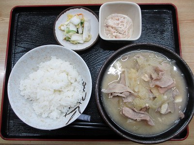 とん汁定食（ライス小）