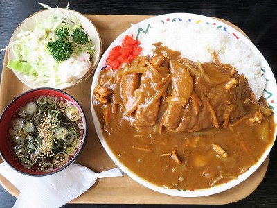 カツカレー 大盛り