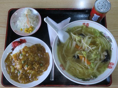 カレータンメン ミニカレーセット