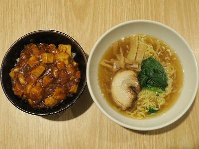 マーボー丼・らーめんセット