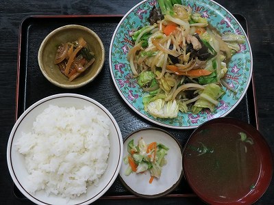 野菜炒め定食