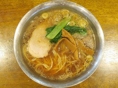 ハーフ長岡生姜醤油ラーメン