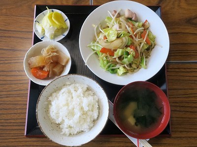 野菜炒め定食