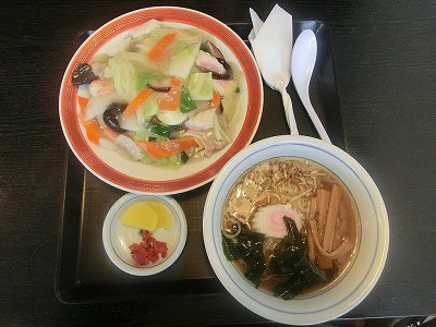 中華丼 半ラーメンセット