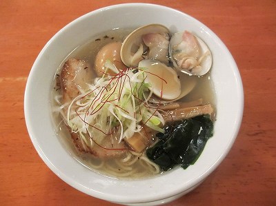 はまぐり塩らぁ麺（味玉）