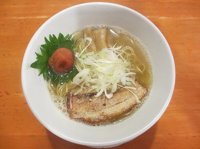 煮干し梅塩らぁ麺