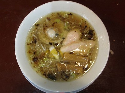 塩帆立ラーメン あっさり