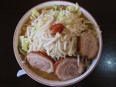 みそﾗｰﾒﾝ(肉3枚)野菜増し