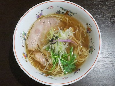 まぐろ節の醤油中華そば