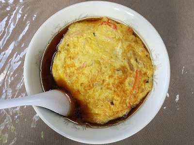 カニ玉ラーメン