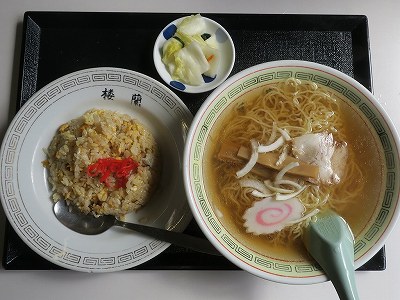 らーめん＋半チャーハン