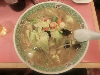 エビ入りラーメン（塩味）