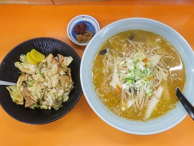 みそラーメン回鍋肉丼セット