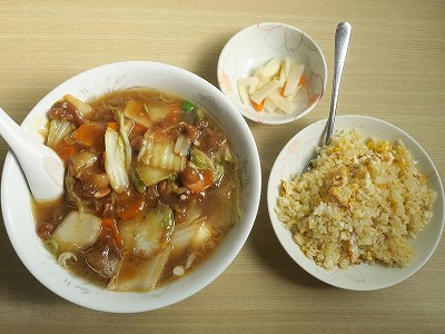 ラーメンチャーハンセット（広東メン）