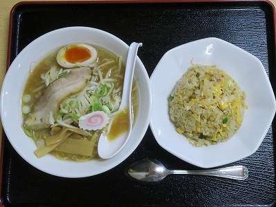 自家製麺ラーメンセット（醤油＋チャーハン）