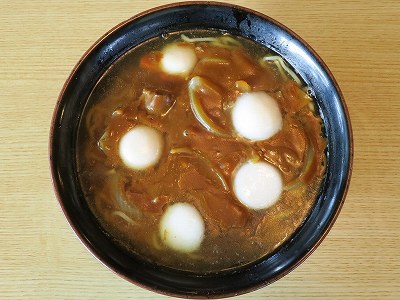 うさぎもち入りカレーラーメン