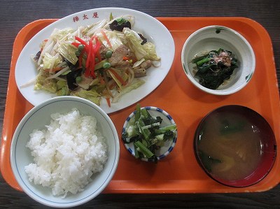 野菜炒め定食