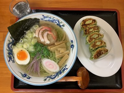 ひすいラーメン＋ひすいぎょうざセット